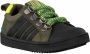 BunniesJR Bunnies JR Puk Pit Jongens Lage Sneakers Groen Leer Veters - Thumbnail 1