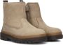 BunniesJR 224702-408 Jongens Biker Boots Taupe Suède Ritssluiting - Thumbnail 1