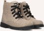 BunniesJR Tina Trots Meisjes Biker Boots Taupe Suède Veters - Thumbnail 1