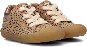 BunniesJR Bunnies JR 222552-478 Meisjes Hoge Sneakers Beige Suède Veters