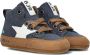 BunniesJR Bunnies JR 221521-129 Jongens Babysneakertjes Blauw Nubuck Veters - Thumbnail 1