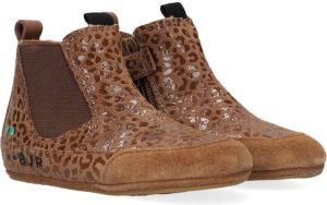 BunniesJR Bunnies JR 221510-413 Meisjes Babylaarsjes Bruin Suède Ritssluiting
