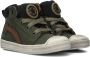 BunniesJR Bunnies JR 221630 169 Jongens Hoge Sneakers Groen Nubuck Veters - Thumbnail 1
