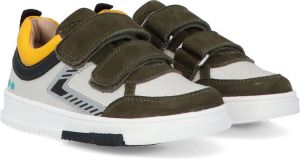 BunniesJR Bunnies JR 222451 569 Jongens Lage Sneakers Groen Leer Klittenband