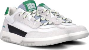 BunniesJR Bunnies JR 223352-401 Lage Sneakers Wit Groen Leer Veter