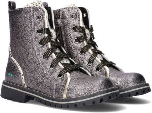 BunniesJR Bunnies JR 221938-889 Meisjes Biker Boots Zilver Imitatieleer