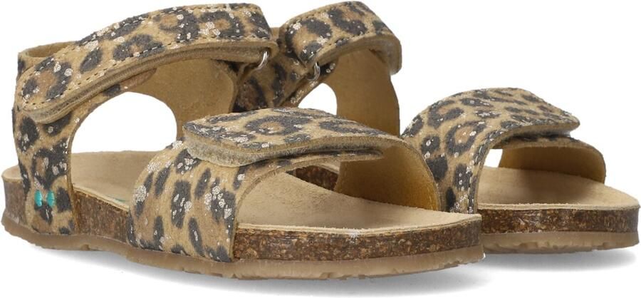 BunniesJR 226408-713 Meisjes Platte Sandalen Bruin Imitatieleer Klittenband