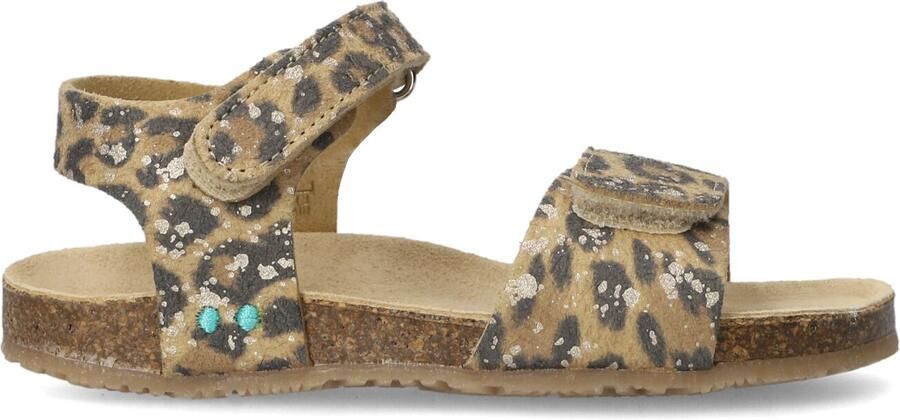 BunniesJR 226408-713 Meisjes Platte Sandalen Bruin Imitatieleer Klittenband - Foto 3