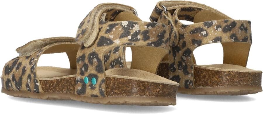 BunniesJR 226408-713 Meisjes Platte Sandalen Bruin Imitatieleer Klittenband - Foto 5