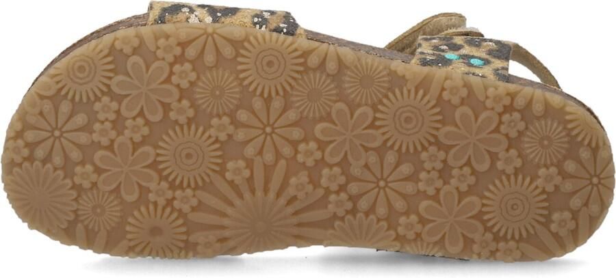 BunniesJR 226408-713 Meisjes Platte Sandalen Bruin Imitatieleer Klittenband - Foto 4