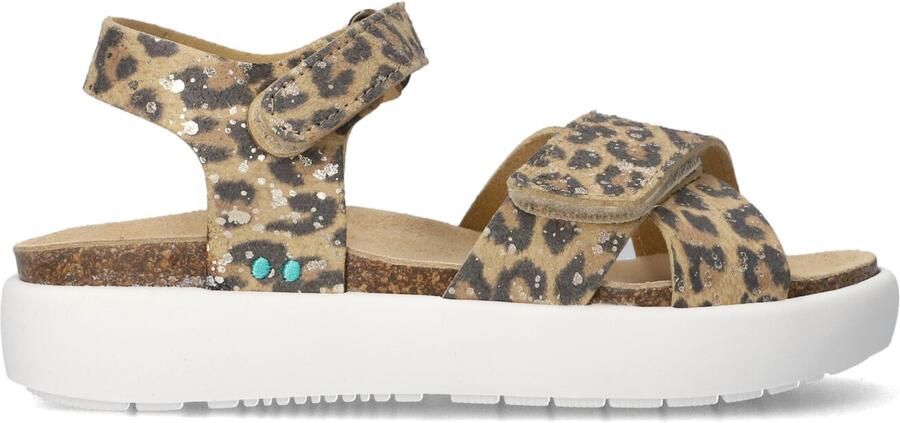 BunniesJR 226426-713 Meisjes Platte Sandalen Bruin Imitatieleer Klittenband - Foto 4