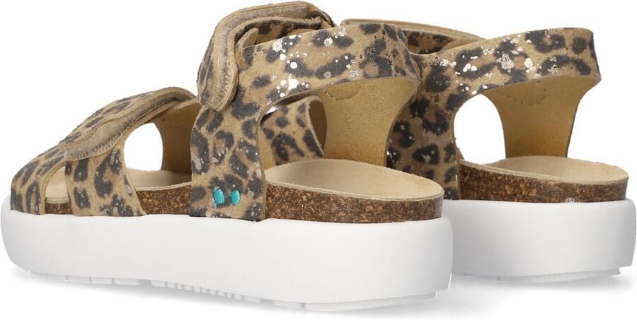 BunniesJR 226426-713 Meisjes Platte Sandalen Bruin Imitatieleer Klittenband - Foto 3