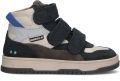 BunniesJR 225991-429 Jongens Hoge Sneakers Blauw Leer Klittenband Met Rits - Blauw