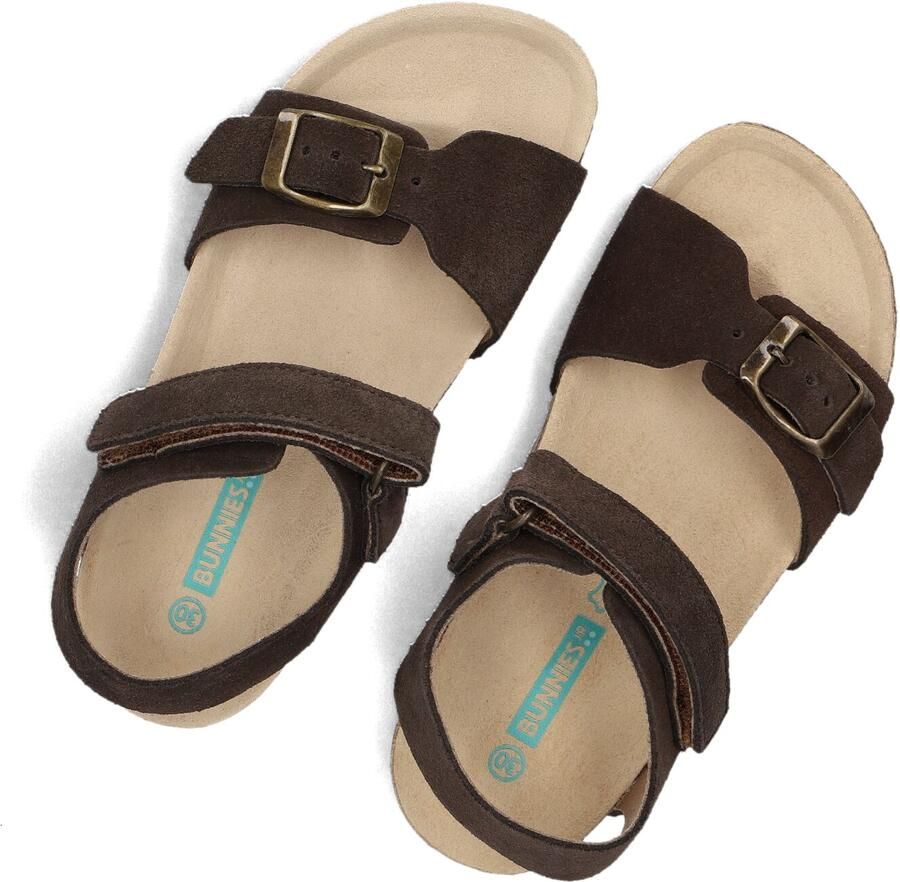 BunniesJR 226416-417 Platte Sandalen Bruin Imitatieleer Klittenband - Foto 2