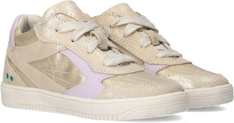 BunniesJR 226208-994 Meisjes Lage Sneakers Beige Leer Veters