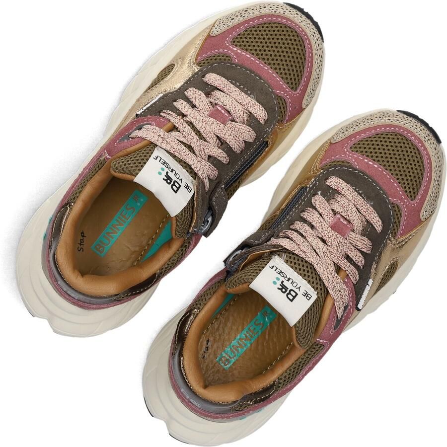 BunniesJR 225842-908 Meisjes Lage Sneakers Multicolor Leer Veters - Foto 3