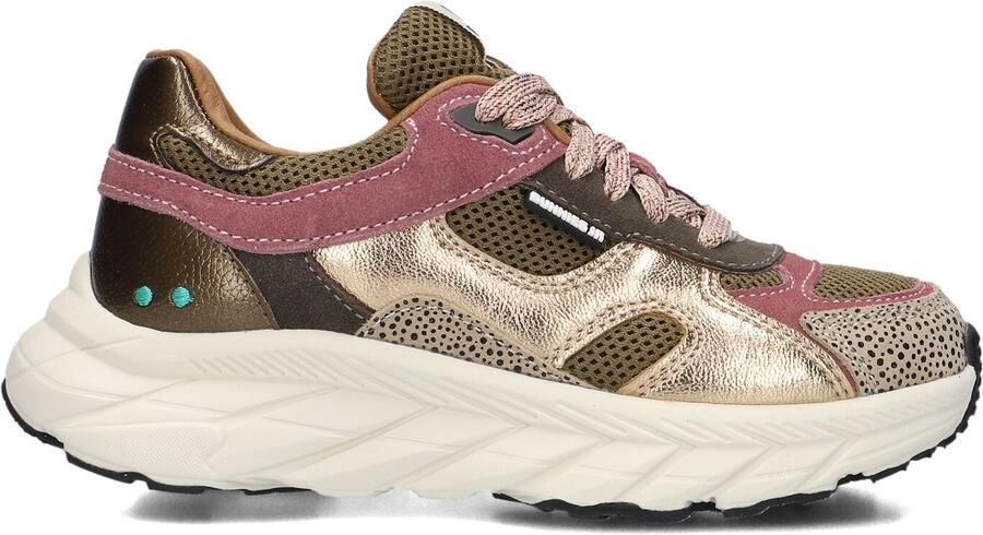 BunniesJR 225842-908 Meisjes Lage Sneakers Multicolor Leer Veters