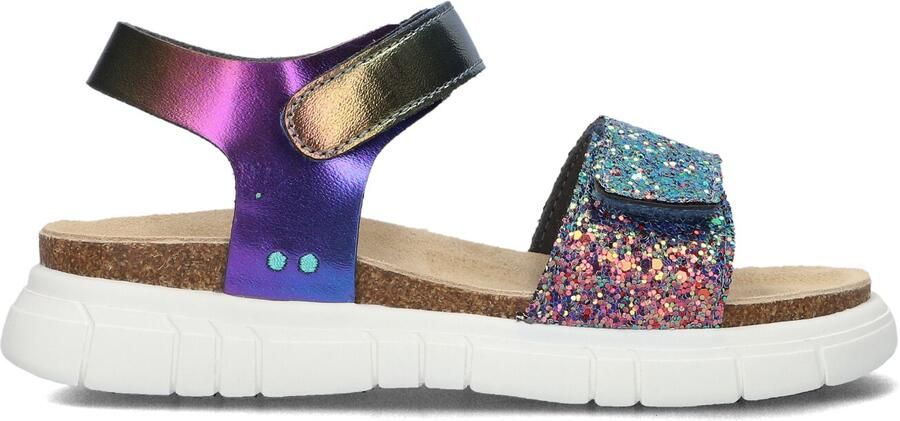 BunniesJR 226422-798 Meisjes Platte Sandalen Multicolor Imitatieleer Klittenband - Foto 3