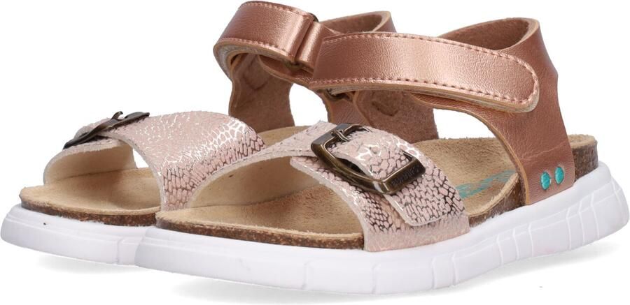 BunniesJR 226420-796 Meisjes Platte Sandalen Roze Imitatieleer Klittenband