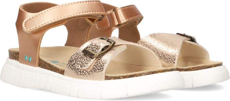 BunniesJR 226420-796 Meisjes Platte Sandalen Roze Imitatieleer Klittenband