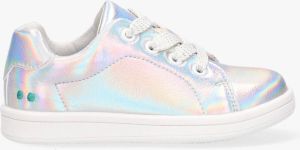 BunniesJR Bunnies JR 220141 990 Meisjes Lage Sneakers Zilver Imitatieleer Veters