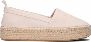 Calvin Klein Espadrilles EDITH 1D met raffiabeleg aan de loopzool
