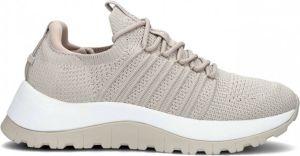 Calvin Klein Knit Lace Up Lage sneakers Dames Beige