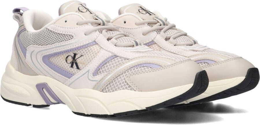 Calvin Klein Beige Lage Sneakers Retro Tennis Dames