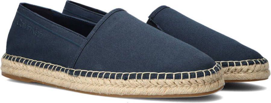 Calvin Klein Gerecyclede Katoenen Espadrilles Blue Heren