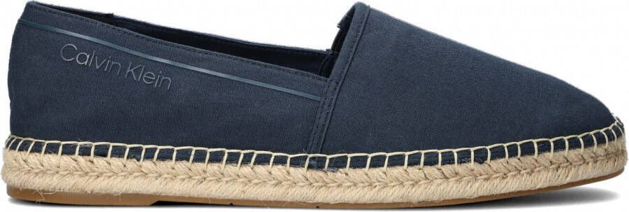 Calvin Klein Gerecyclede Katoenen Espadrilles Blue Heren