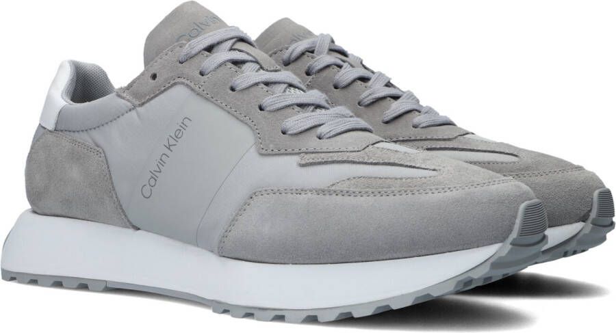 Calvin Klein Low Top Lace Up Lage sneakers Heren Lichtgrijs - Schoenen.nl