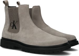 Calvin Klein Jeans Chelsea boots van leer model 'LUG MID CHELSEA'