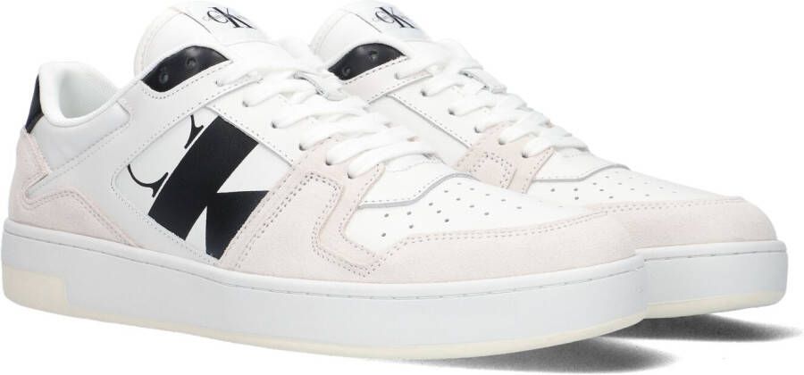 Calvin Klein Witte Lage Sneakers Basket Cupsole