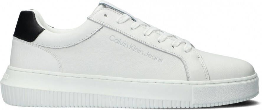 Calvin Klein Witte Lage Sneakers Chunky Cupsole 1