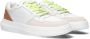 Calvin Klein Chunky Cupsole Fluo Contrast Lage sneakers Leren Sneaker Dames Wit - Thumbnail 1