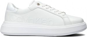 Calvin Klein Gend Neut Lace Up Lage sneakers Leren Sneaker Dames Wit