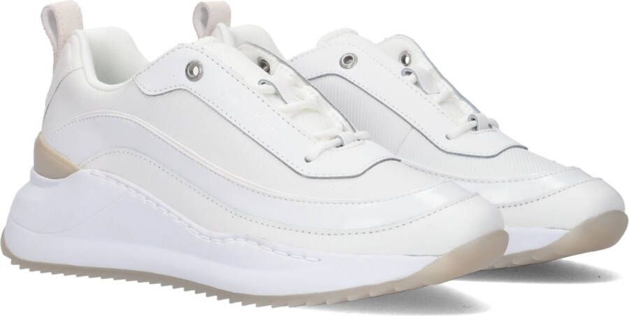 Calvin Klein Witte Lage Sneakers Internal Wedge