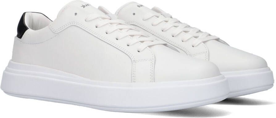 CK Calvin Klein Sneakers van leer met contrastgarnering model 'LACE UP'