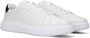 Calvin Klein Sportieve witte vetersneakers met contrastdetails White Heren - Thumbnail 1