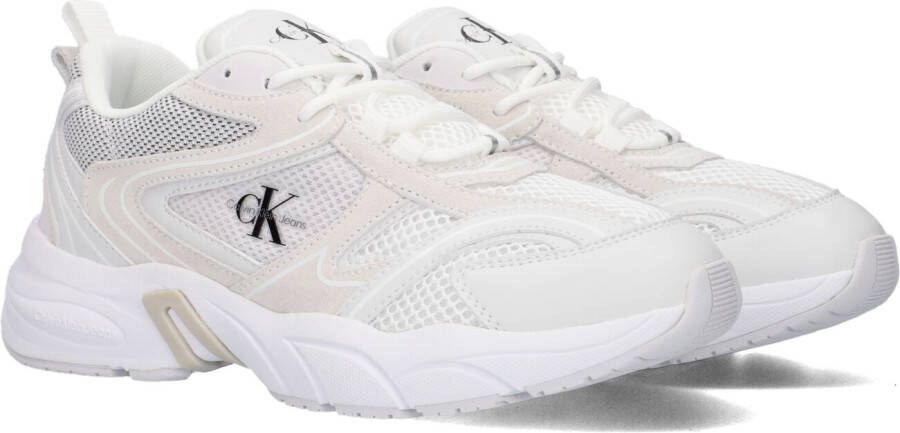 Calvin Klein Witte Lage Sneakers Retro Tennis Dames