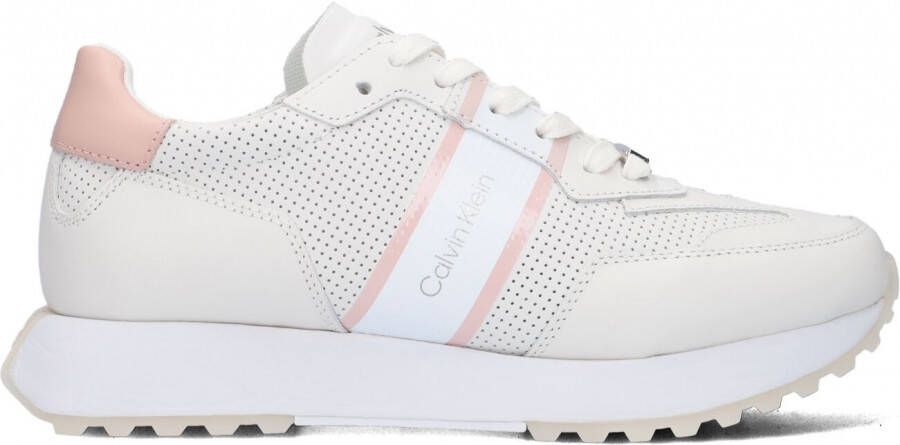 Calvin Klein Skived Runner Lage sneakers Leren Sneaker Dames Wit -  Schoenen.nl