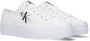 Calvin Klein Jeans Witte Casual Canvas Sneakers voor Dames White Dames - Thumbnail 1