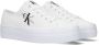 Calvin Klein Jeans Witte Eenvoudige Sneakers Lente Zomer Veters White Dames - Thumbnail 1