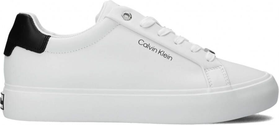 Calvin Klein Witte Lage Sneakers Vulc Lace Up