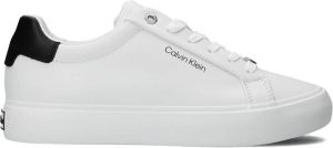 Calvin Klein NU 21% KORTING Sneakers VIOLET 1A met contrastkleurig hielbeleg