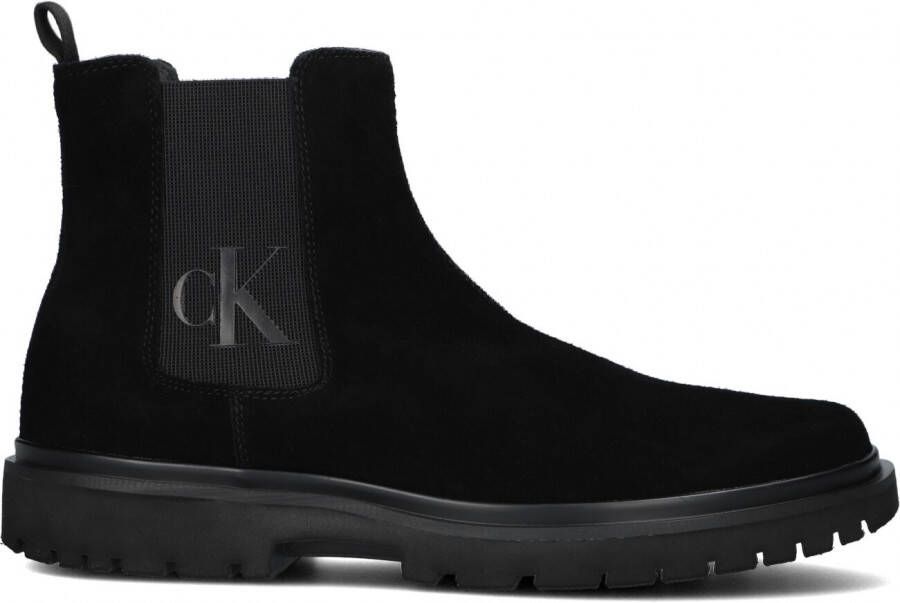 Calvin Klein Jeans Chelsea boots van leer model 'LUG MID CHELSEA'