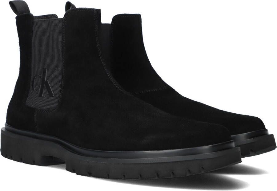 Calvin Klein Jeans Chelsea boots van leer model 'LUG MID CHELSEA'