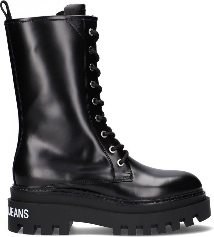 Calvin Klein Boots & laarzen Flatform Mid Laceup Boot in black