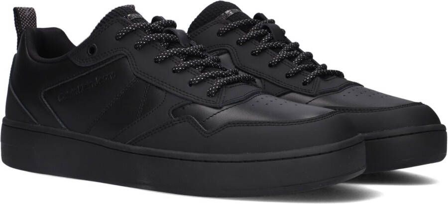 Calvin Klein Zwarte Lage Sneakers Basket Cupsole Lace