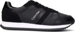 Calvin Klein Low Top Lace Up Lth HM0HM00287-BAX Mannen Zwart Sneakers